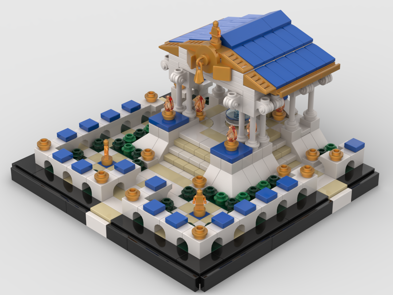 Greek Temple (Athenian or Spartan Colors)