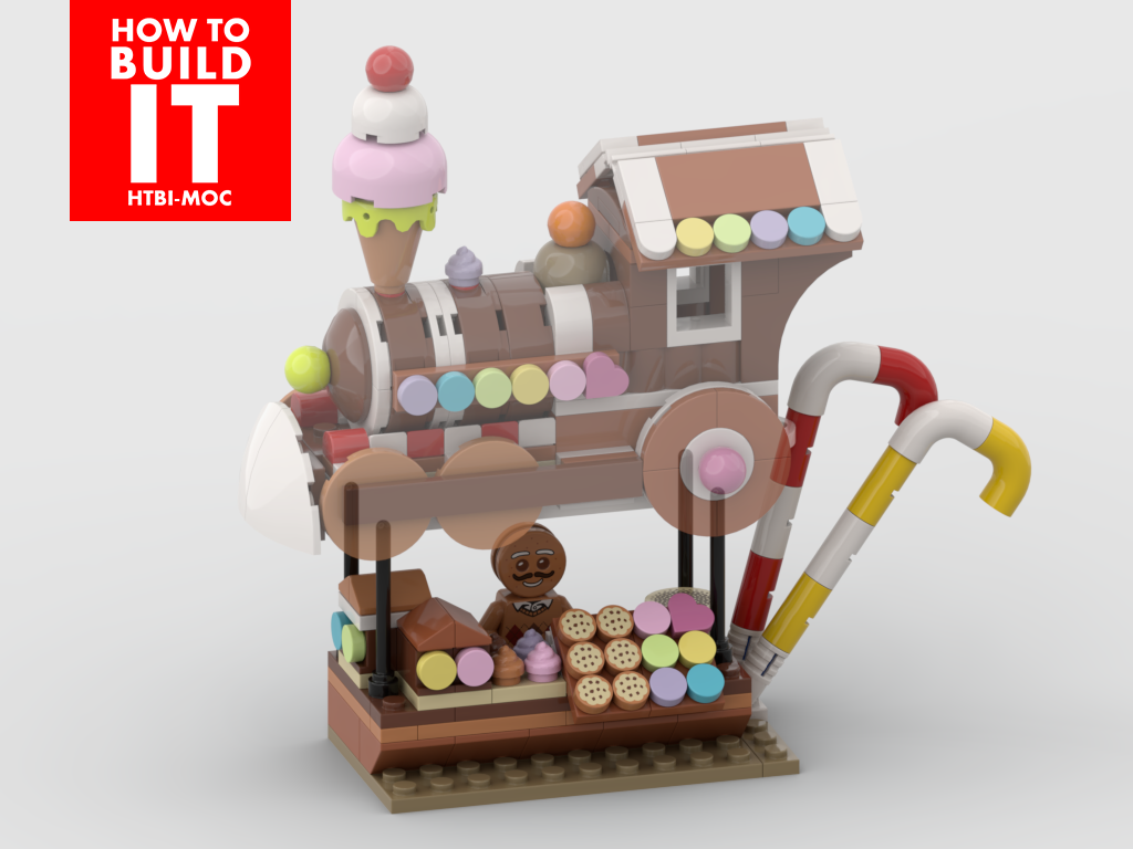 Winter Village - Display for set 40777 - Gingerbread Stand