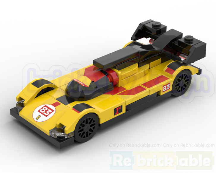 Ferrarі 499P AF Corse #83 Hypercar 2025 (1:52 scale)