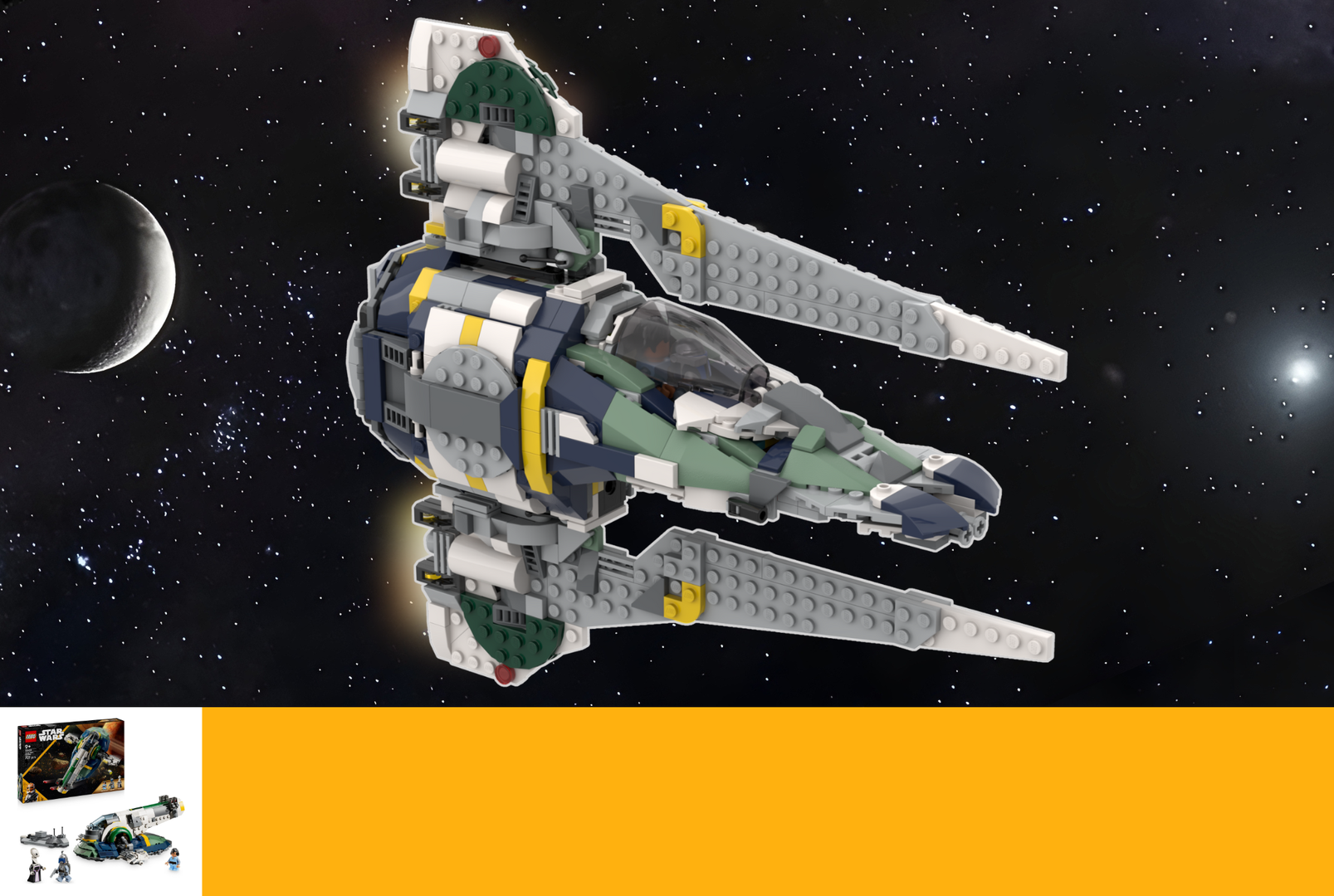 75433 True Mandalorians' Kom'rk Gauntlet Fighter