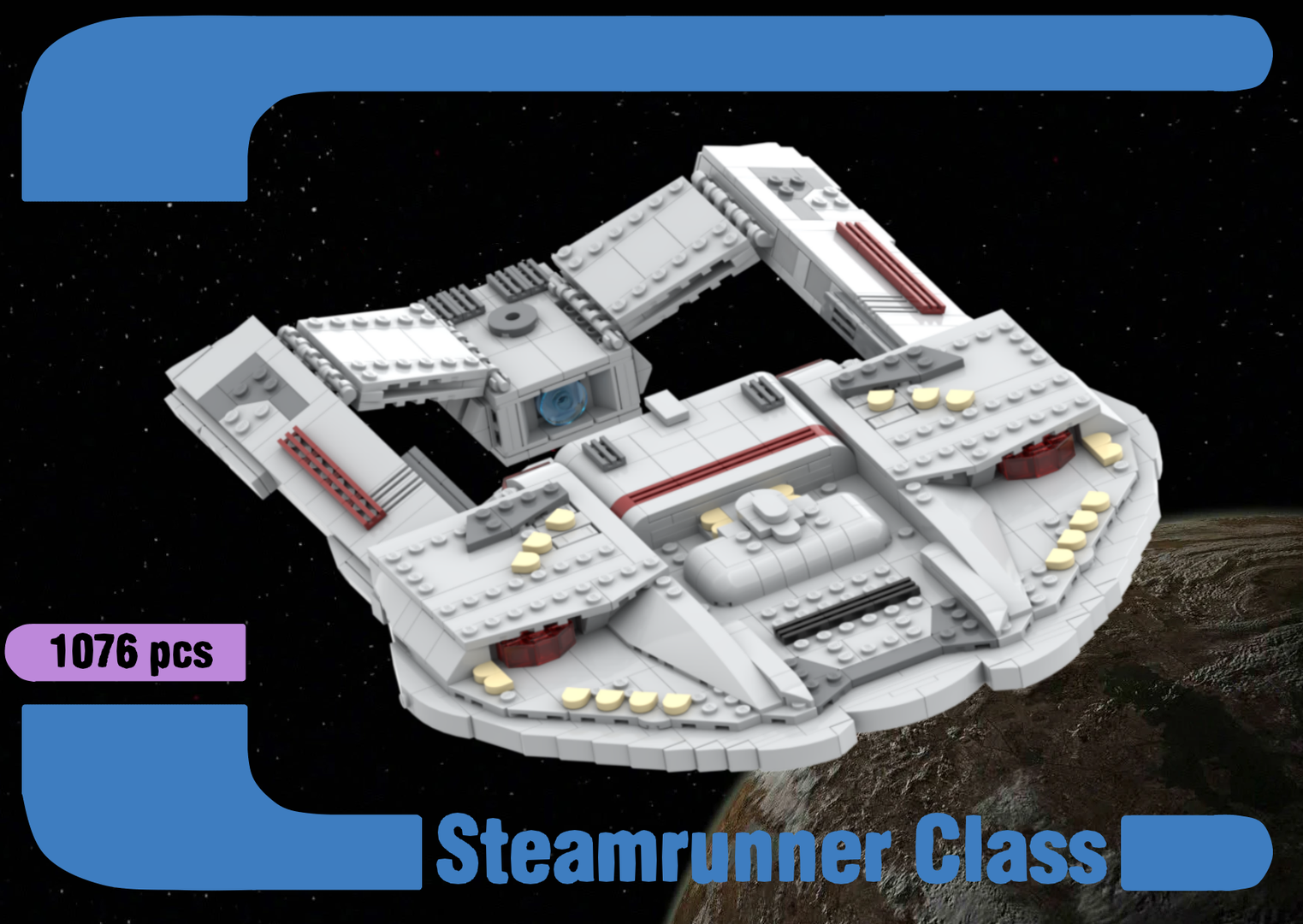 Steamrunner Class Starship (1:1055 Scale)