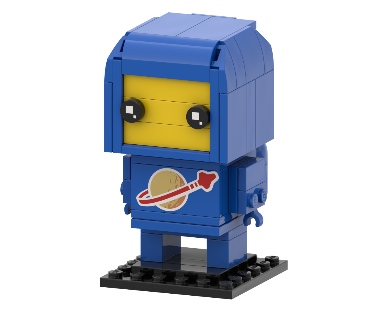 Blue Classic Spaceman Brickheadz