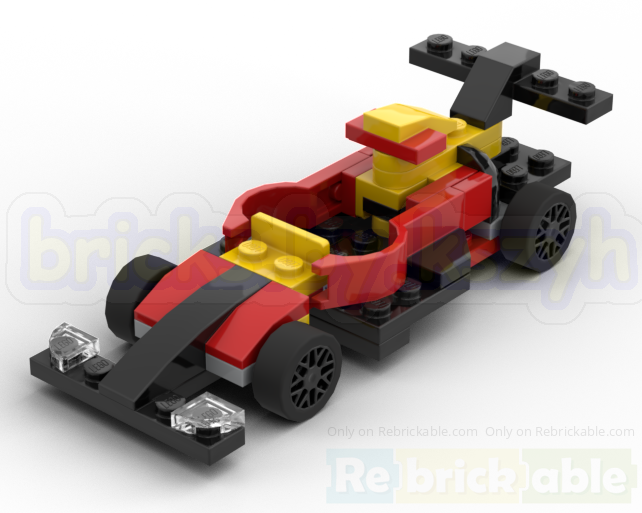 Formula 1 Red Car