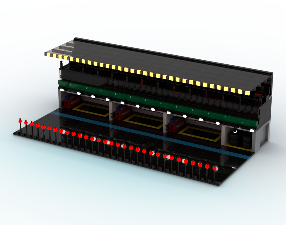 Le Mans Pit Lane Speed Champion Background