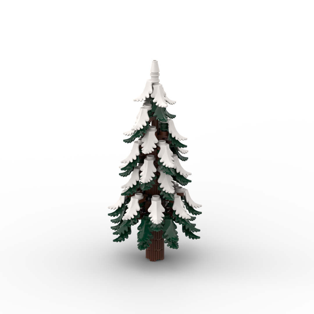 Wintery spruce