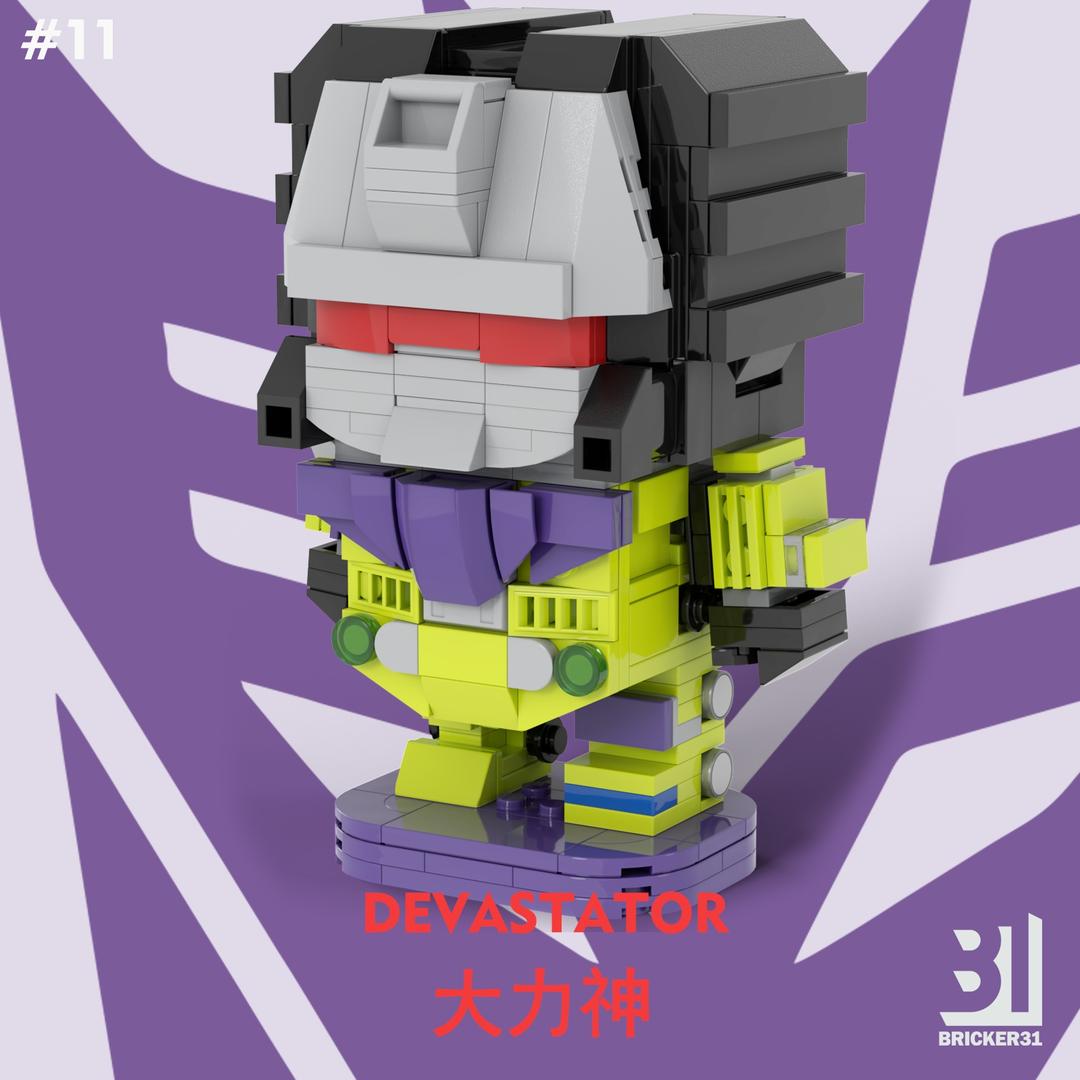 MOC - Brickheadz DEVASTATOR