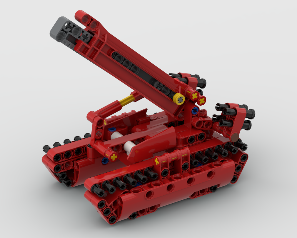 42098 Mini Howitzer-Tank - LEGO Technic Car Transporter - Alternate Build - PDF