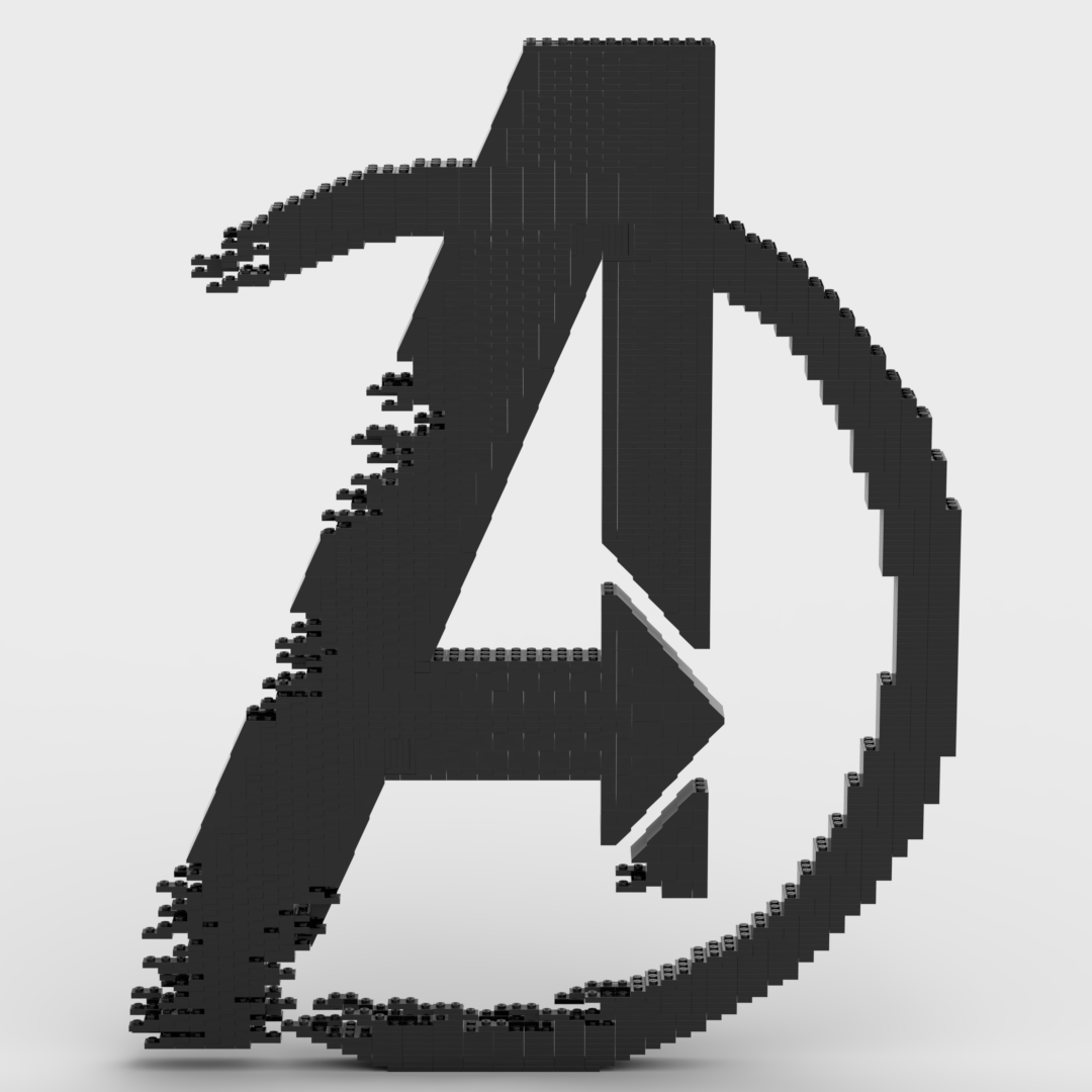 Avengers Logo "Snapped"