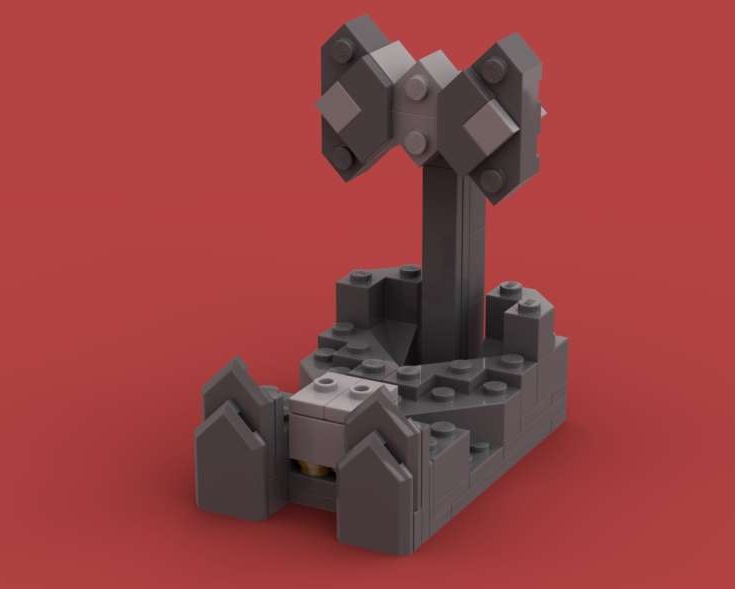 Minifigure Stand for Gimli Specifically