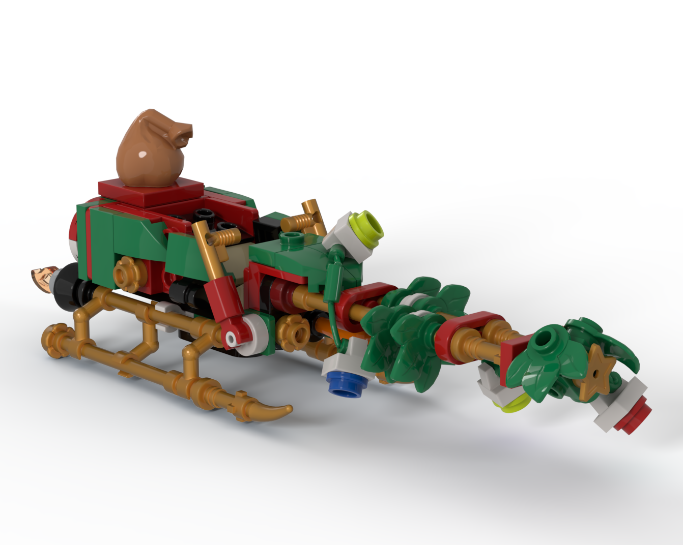 Christmas Sleigh Speeder Bike