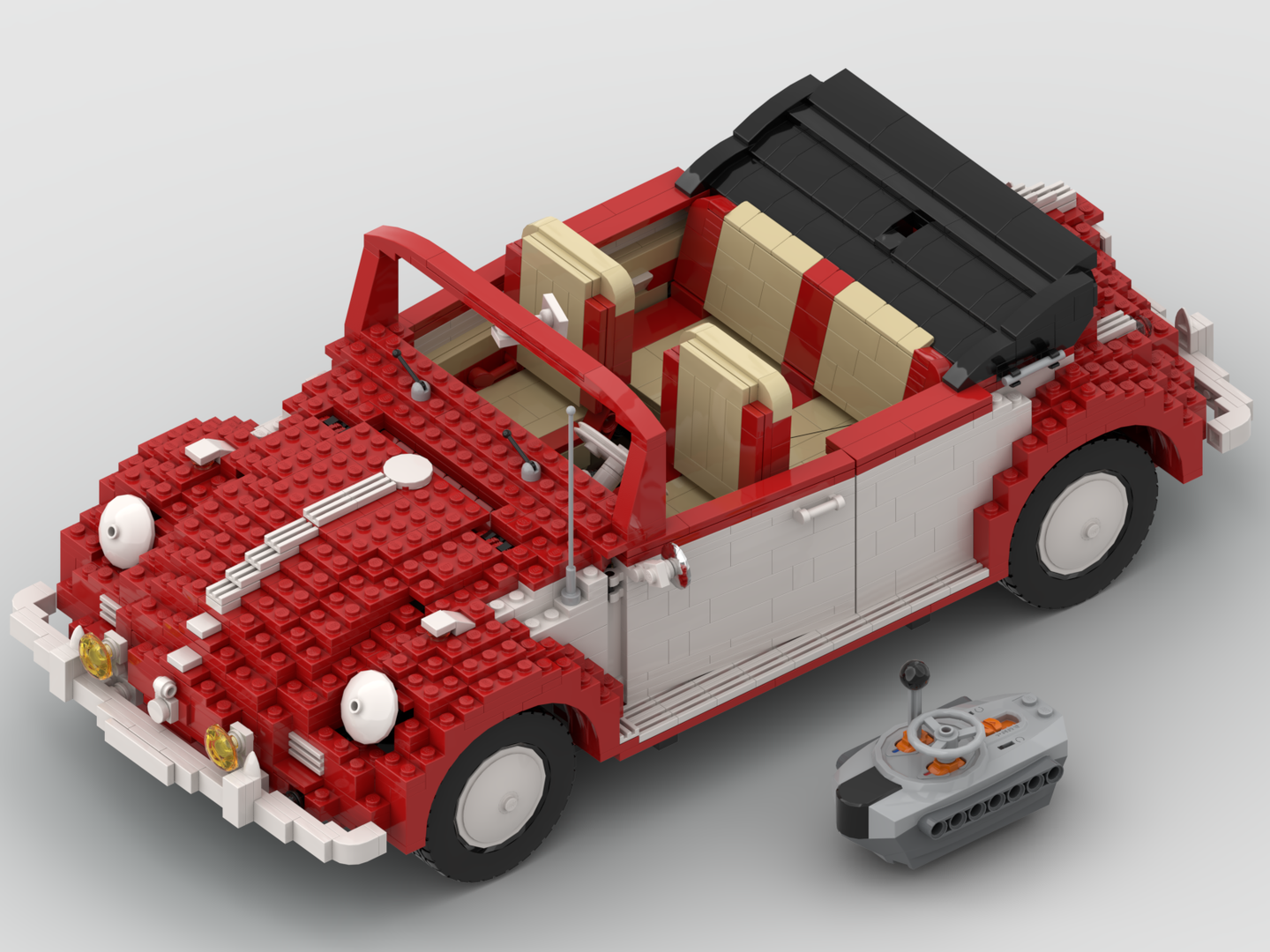 VW beetle convertible with power functions