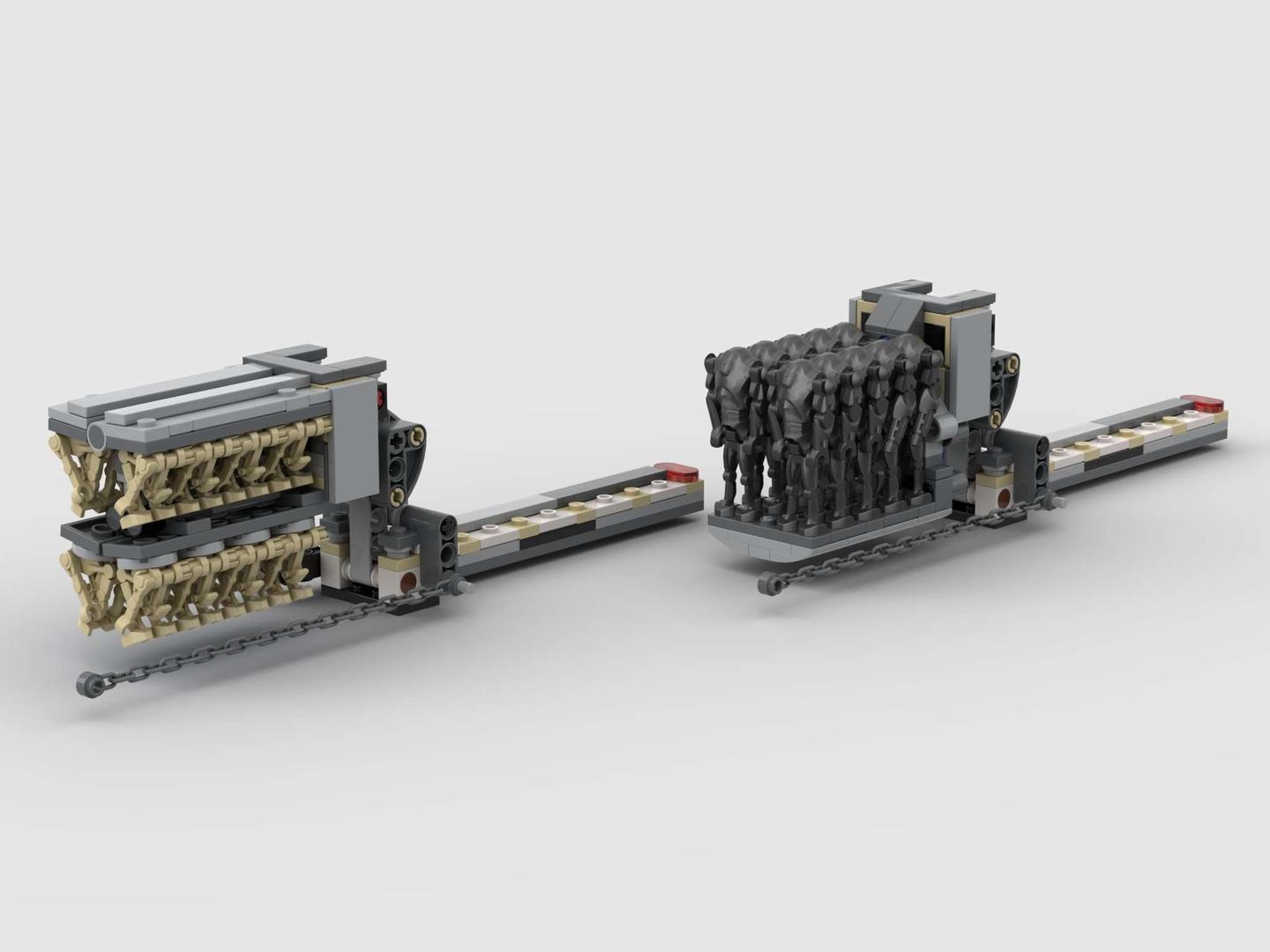 Set 75435 Separatist MTT B1 and B2 Super Droid Replacement Racks.