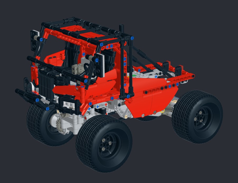4x4 Trial Truck by filsawgood (Power Functions)