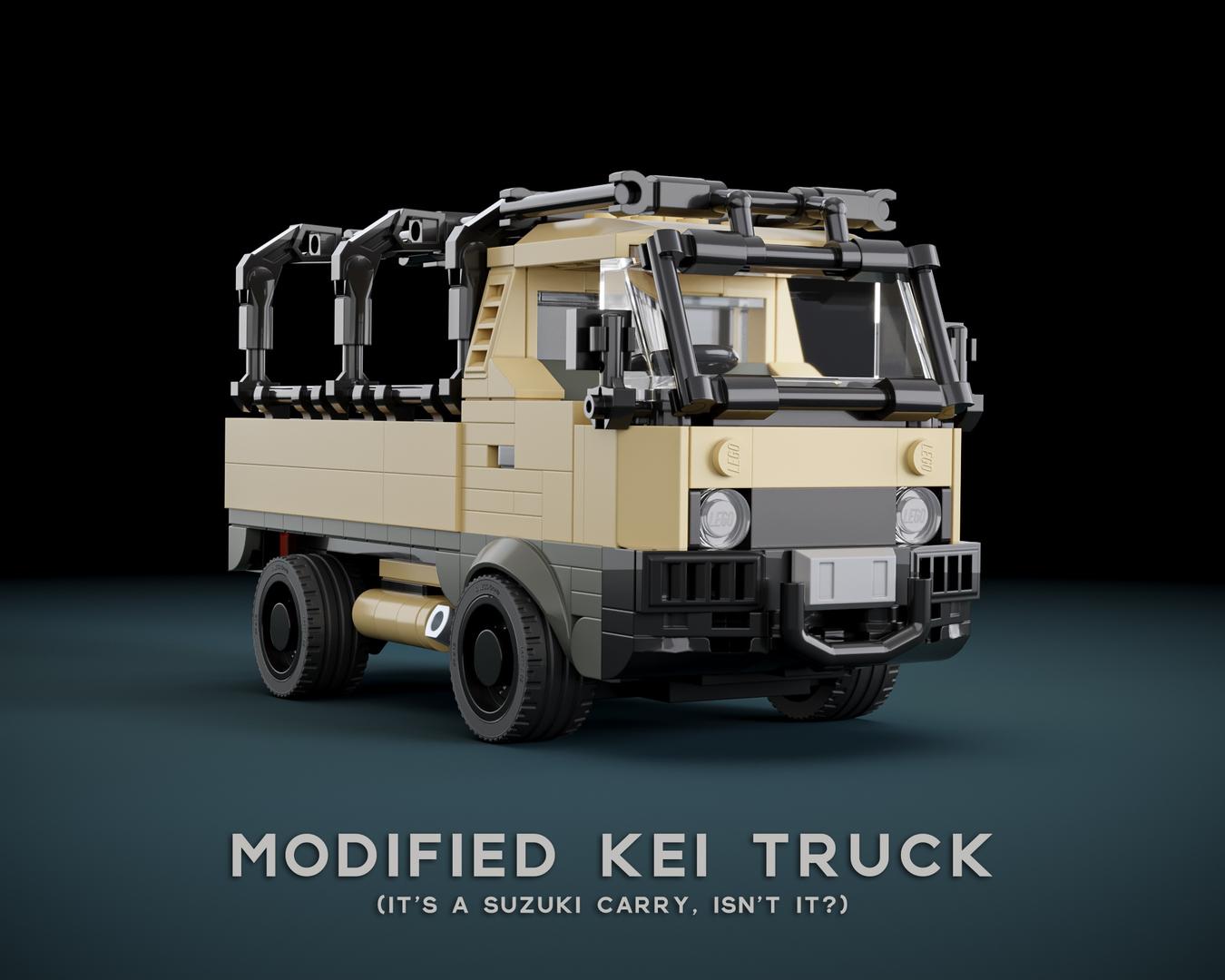 Modified Kei Truck - Modular Cargo Bed