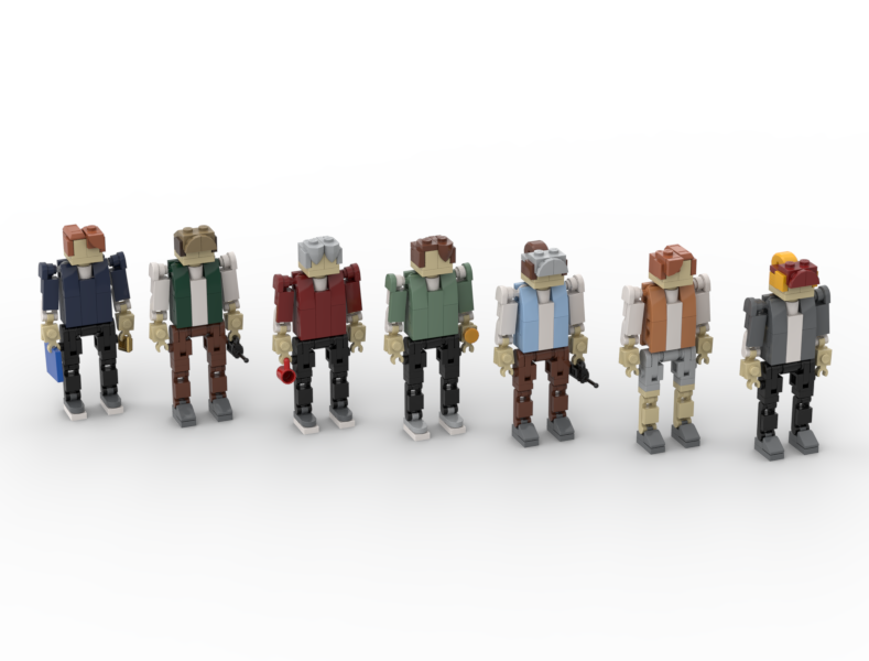 Custom 1/17 scale figs