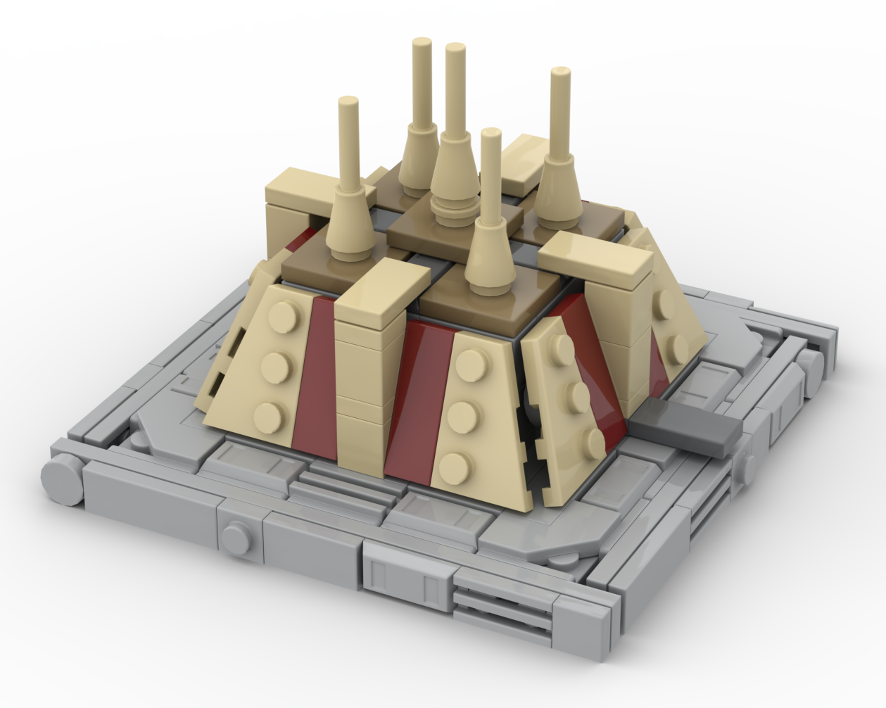 Microscale Coruscant Temple