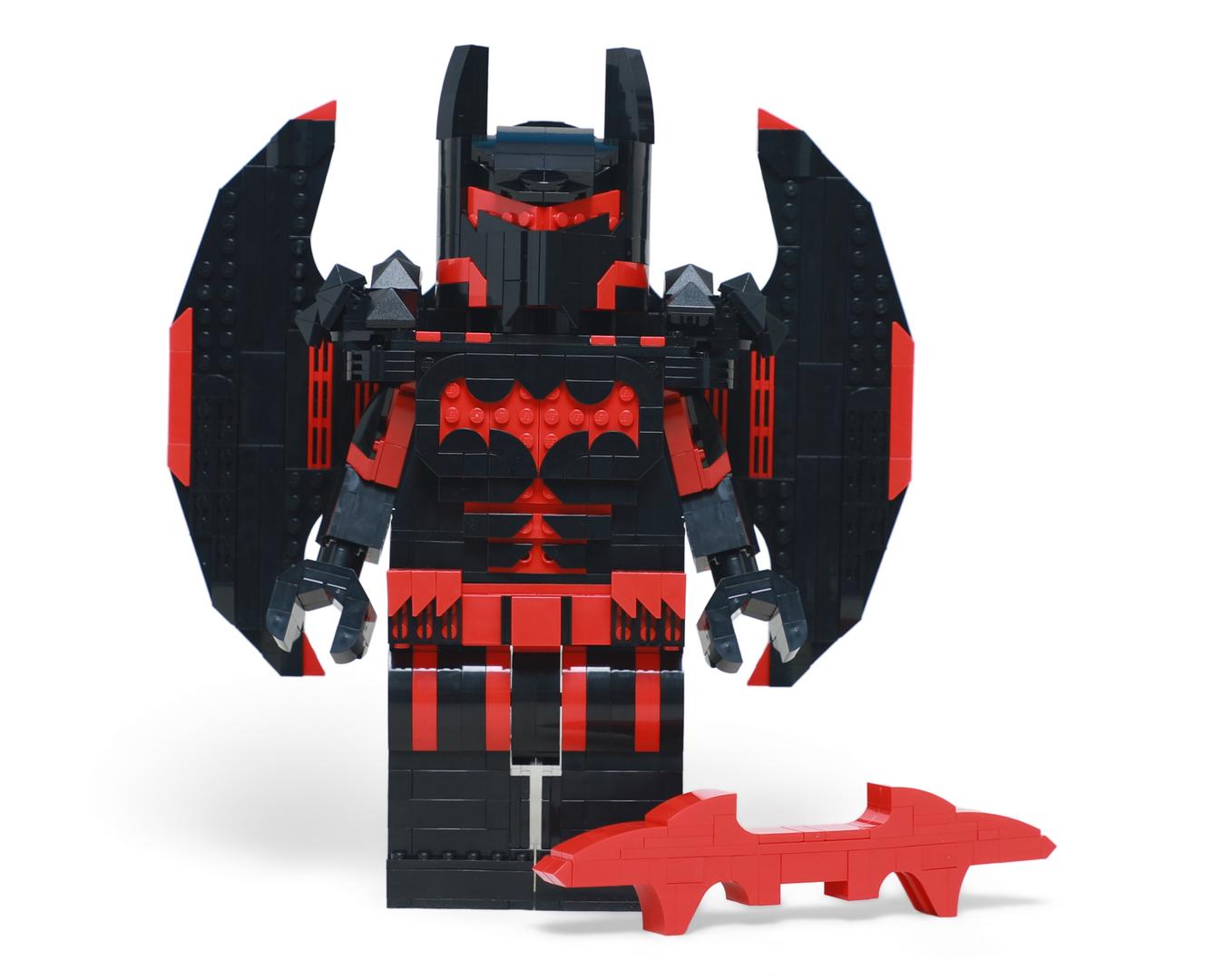 Bat-Man Hellbat Megafigure (Up-scale minifigure)