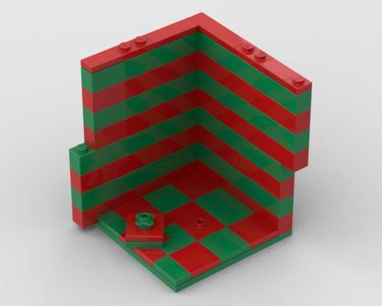 Red and Green Present Habitat