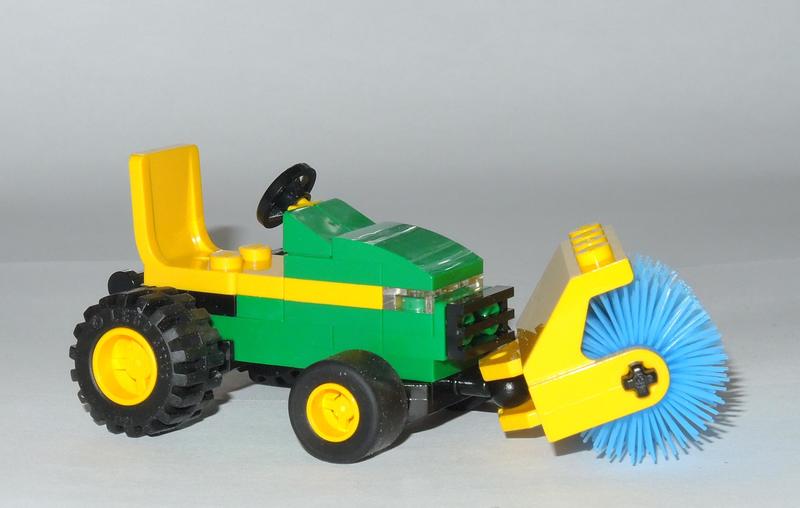 Yard Sidewalk Brush and Garden Tractor