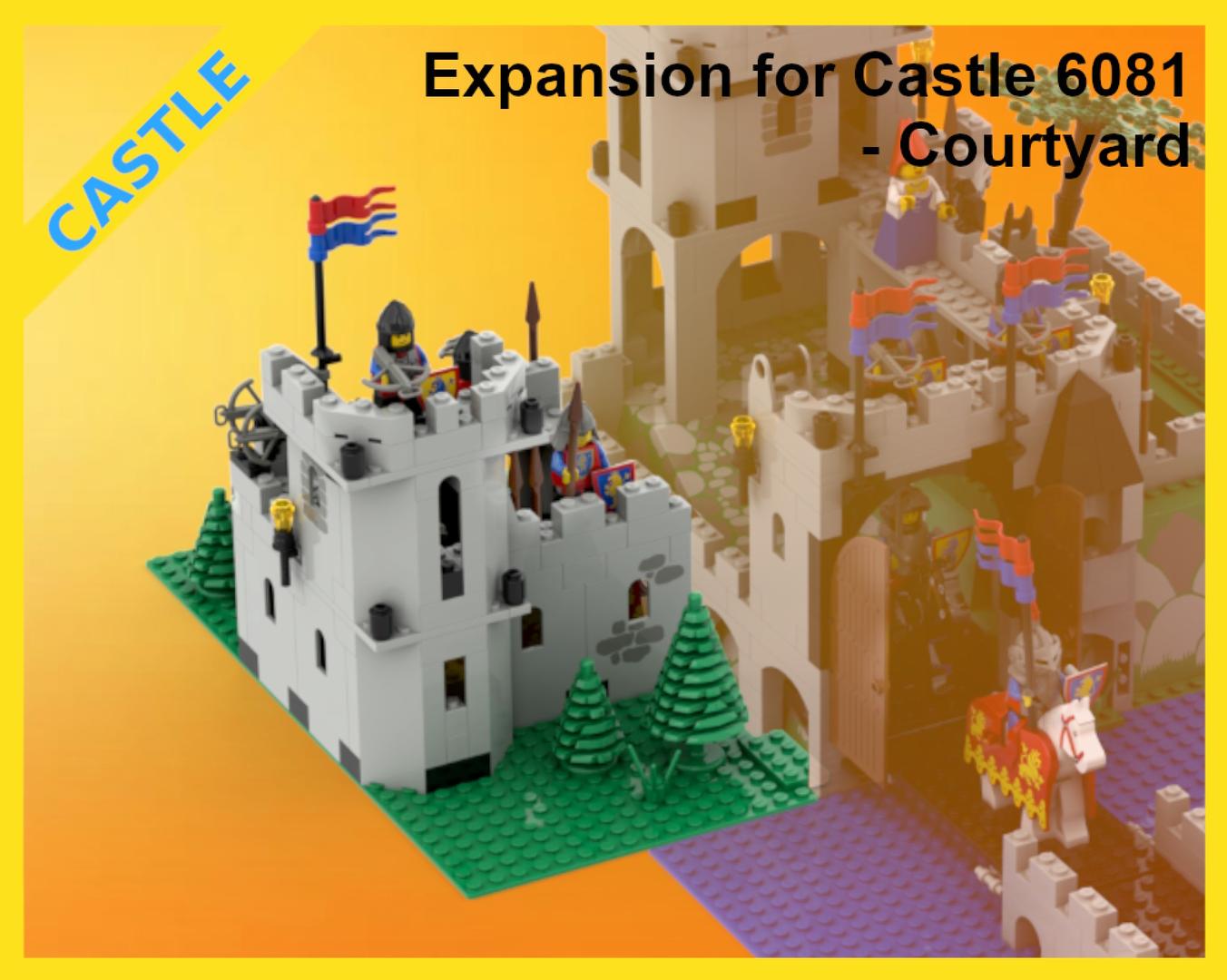 Classic Castle Expansion - 6081 - Courtyard