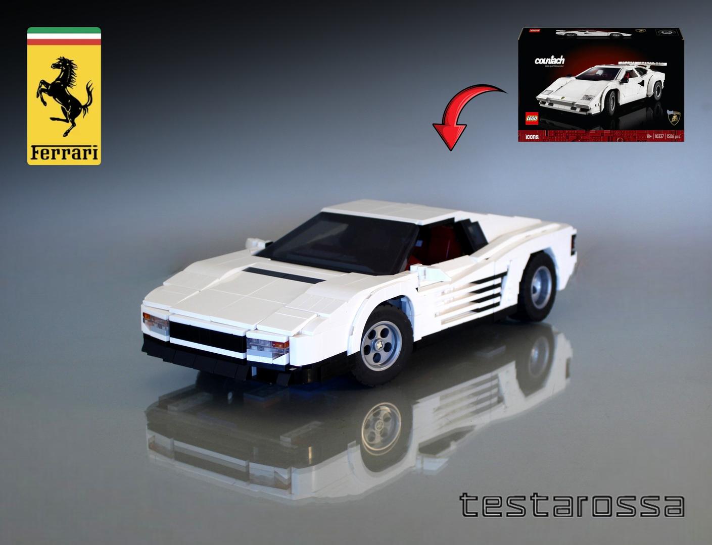 10337 Miami Vice Ferarri Testarossa