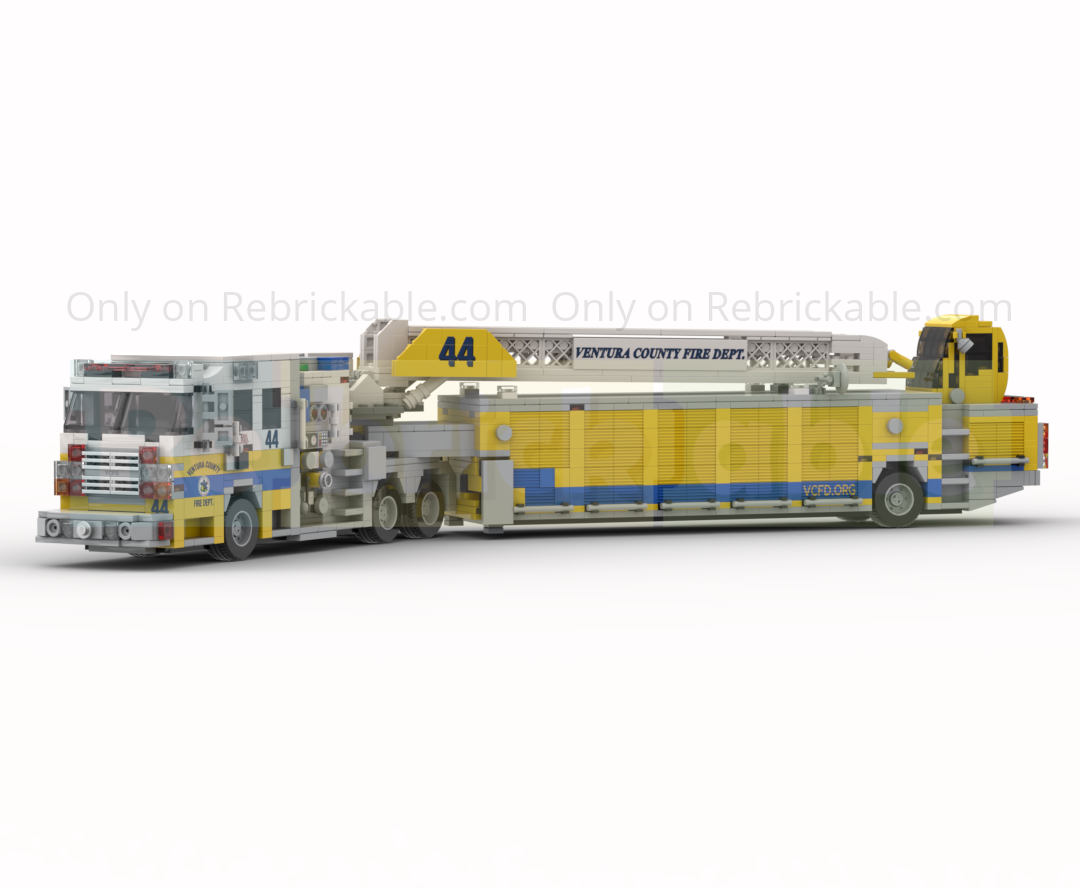 2017 Rosenbauer Commander Tiller Ladder Firetruck Ventura County