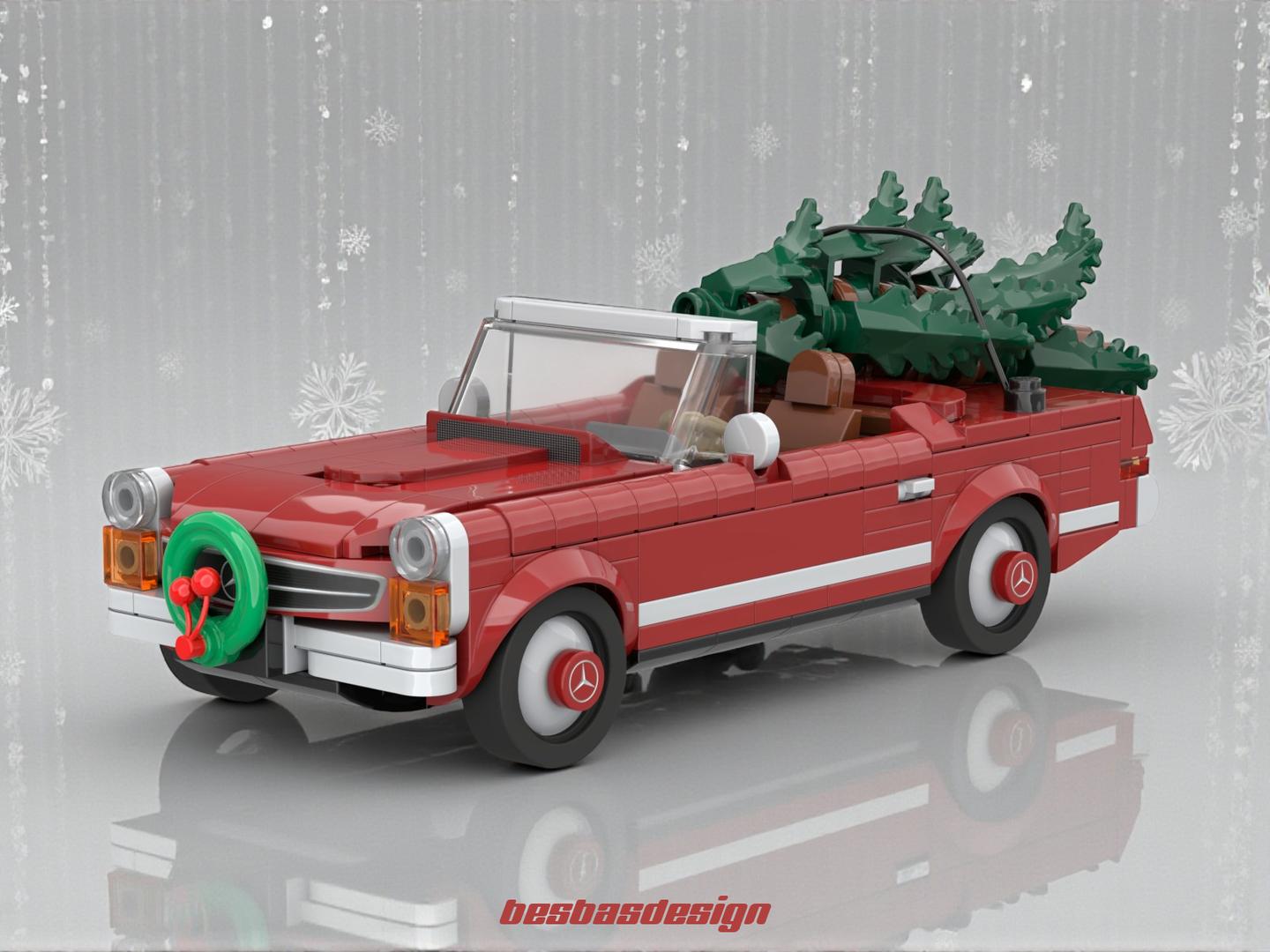 Mercedes SL 280 Christmas