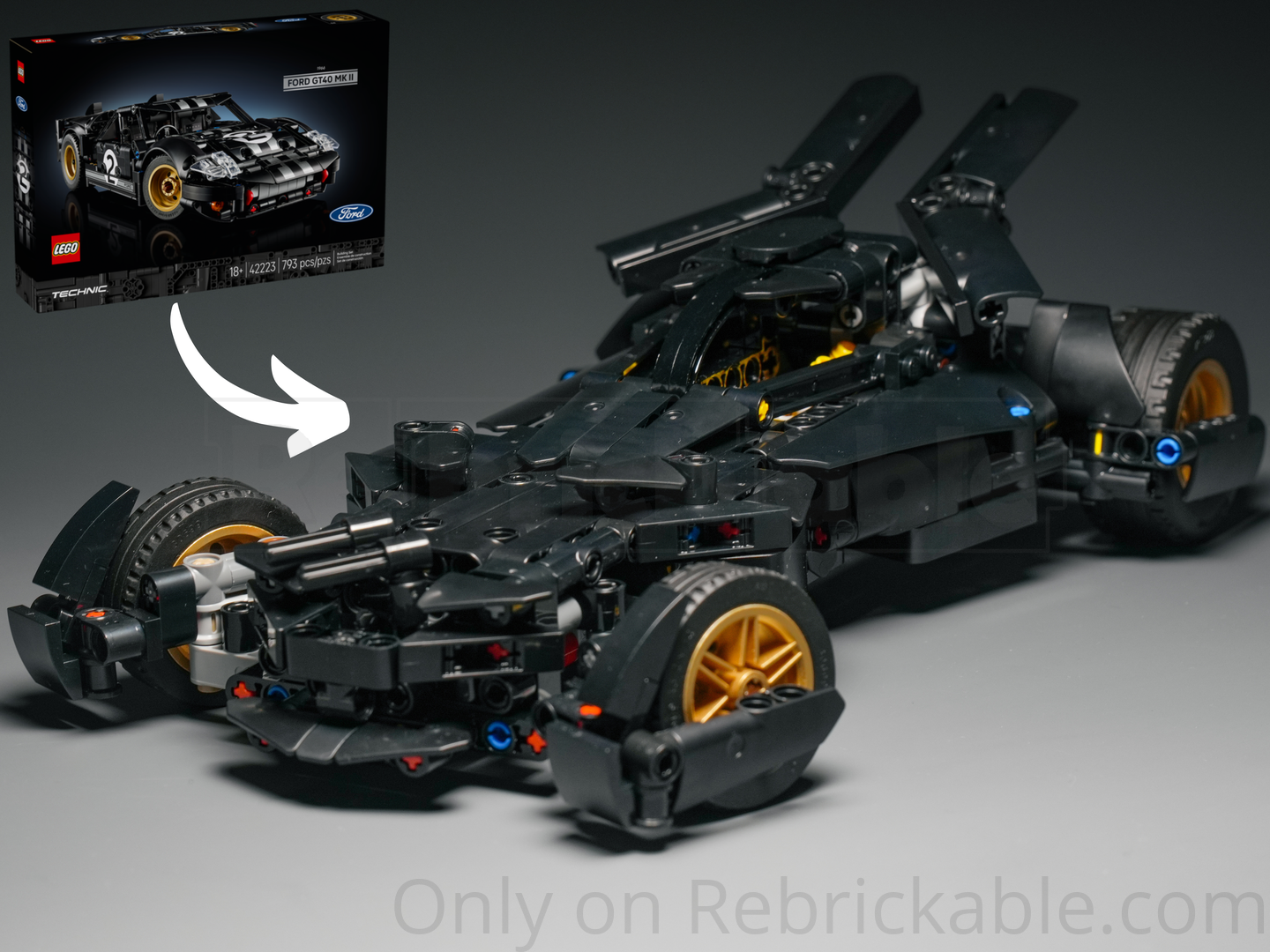 BvS Batmobile (42223 Alternate Build) alternate build