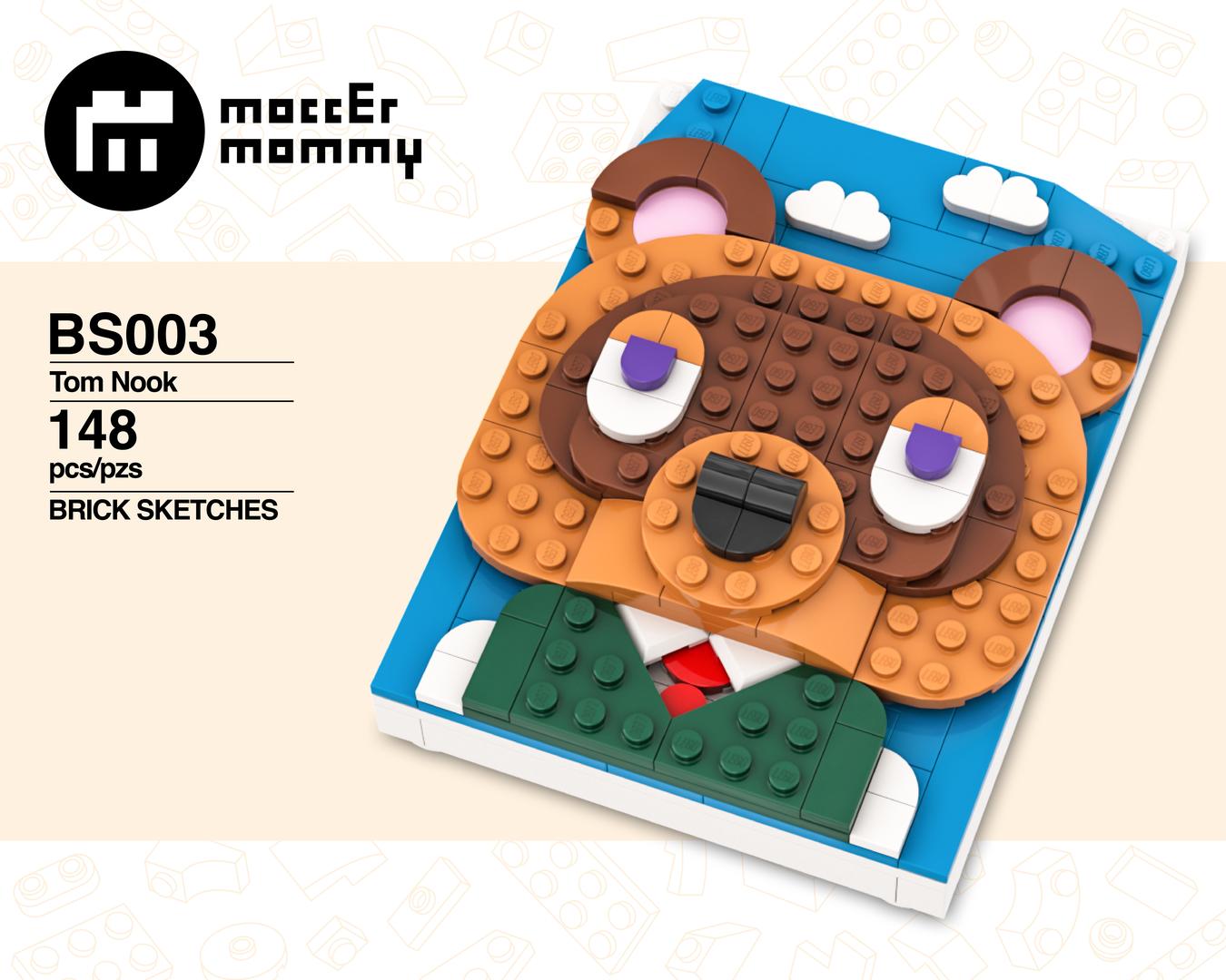 Tom Nook - Animal Crossing: New Leaf - Brick Sketches
