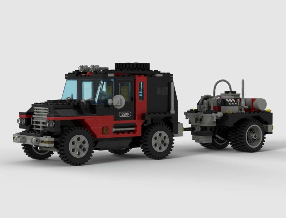 5590 Model D - Jeep w Trailer / Diesel Generator
