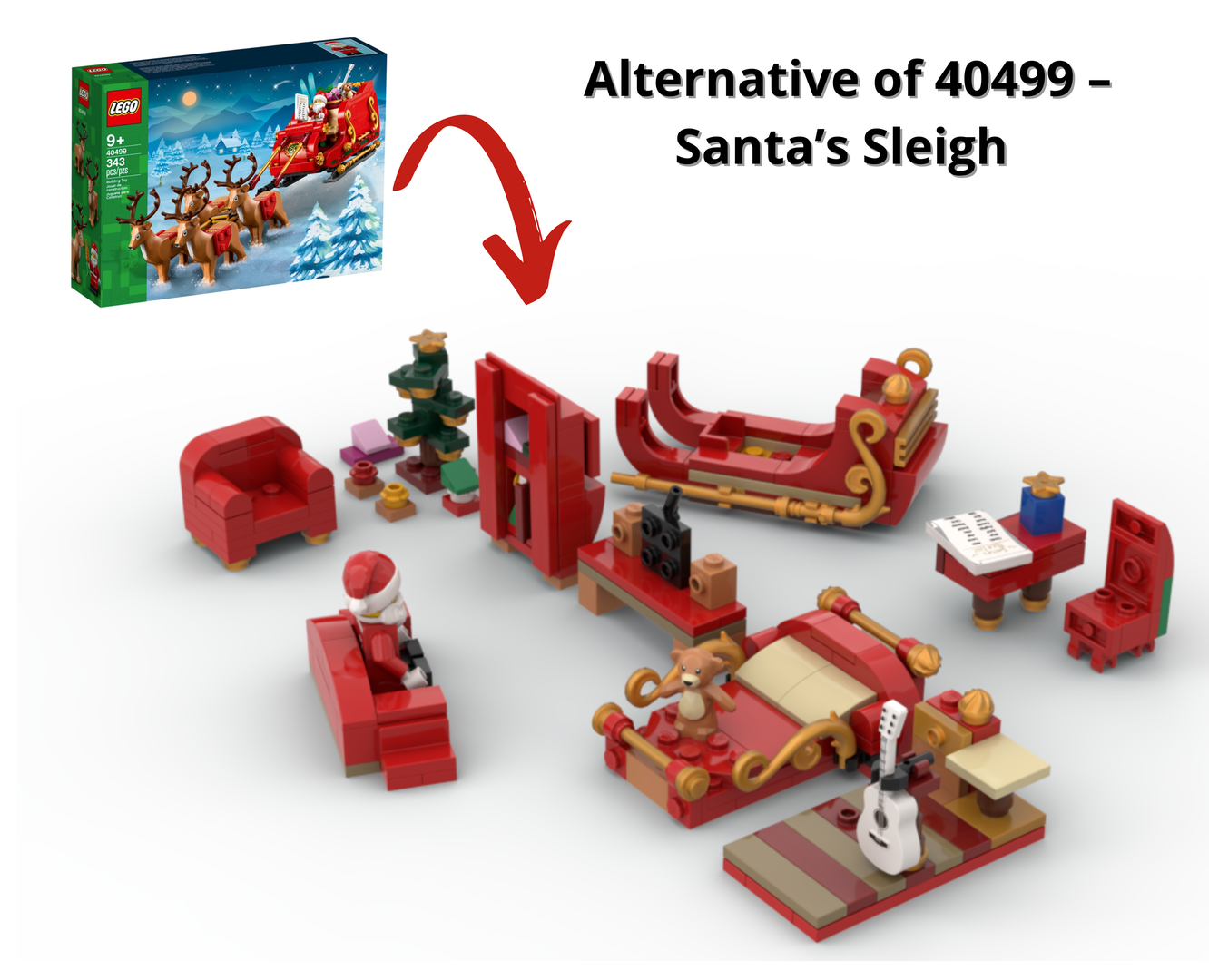 Santa’s Cozy Living Room - 40499 alternative
