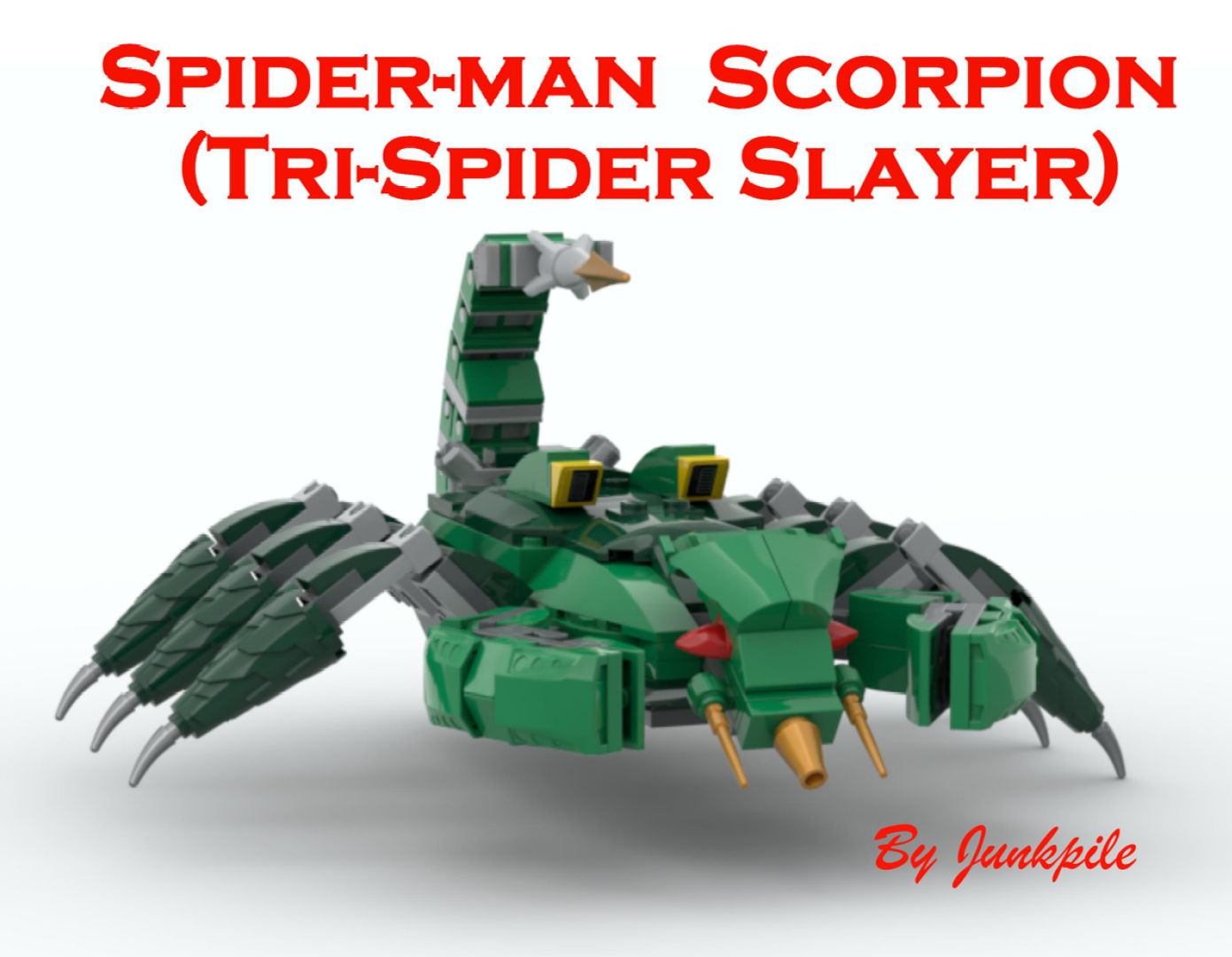 Marvel Spider-Man  Scorpion Spider-Slayer from 90's Tri-Spider Slayer bot 3