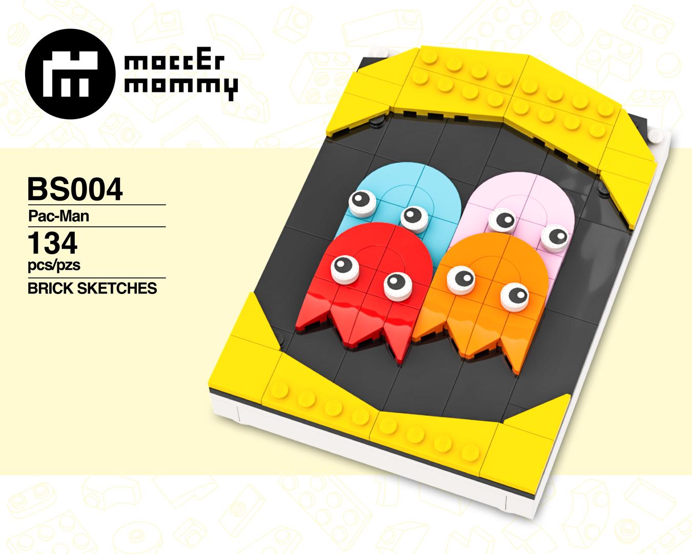 Pac-Man - Puck Man - Brick Sketches