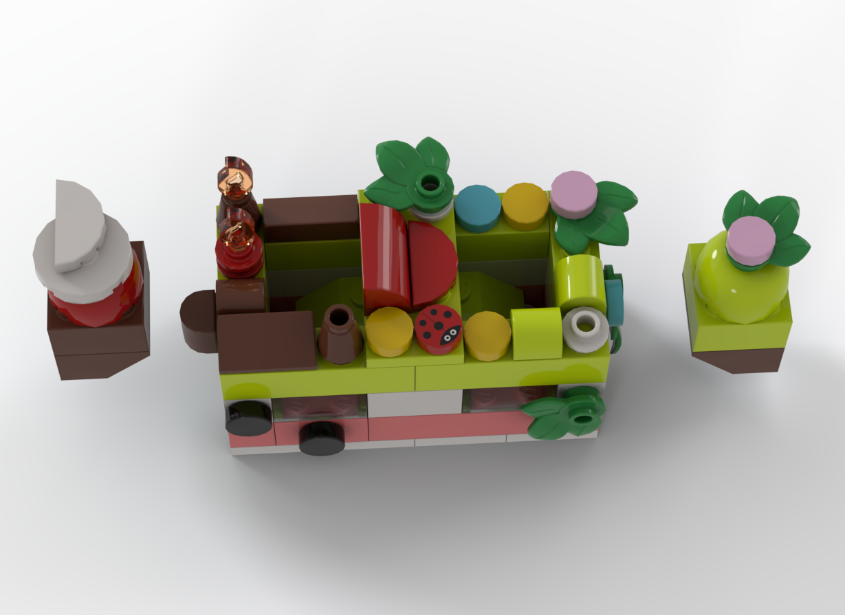 Volcano/island fidget game