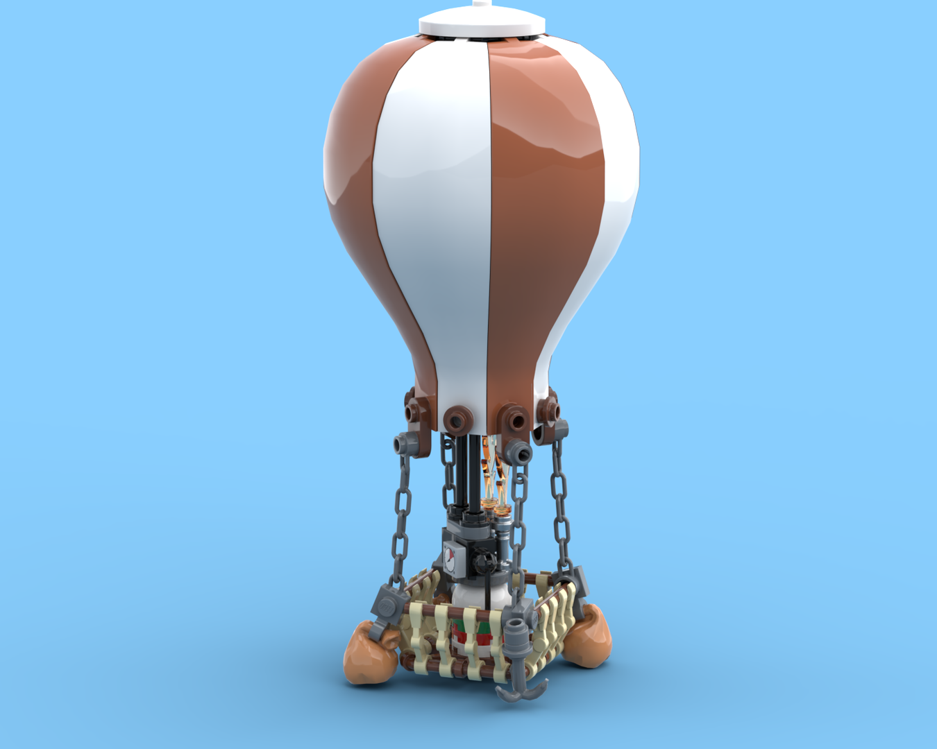 Classic hot air balloon