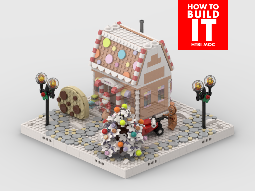 Winter Village - Display for set 40809 - Festive Gingerbread House