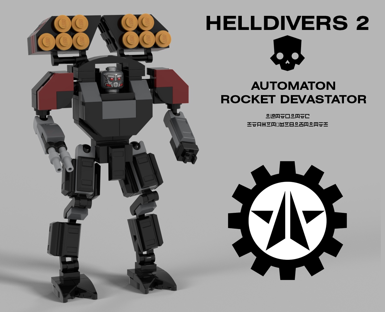 Helldivers 2 Automaton Rocket Devastator (MOC-246015) - LEGO MOC | MOC ...