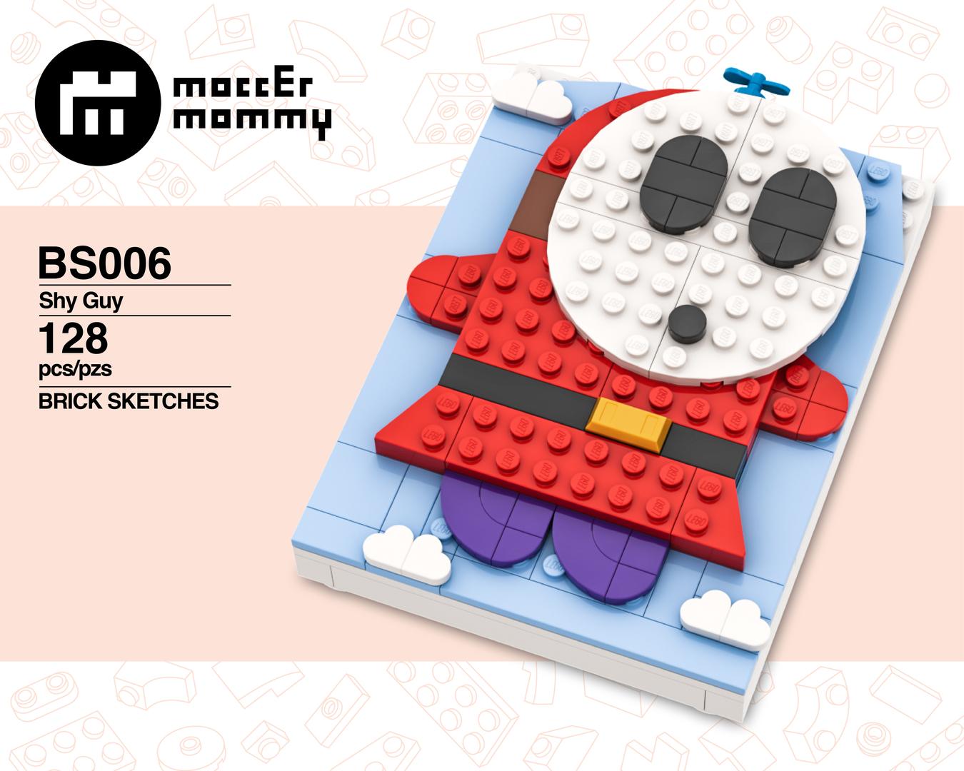 Shy Guy - Super Mario World 2: Yoshi's Island  - Brick Sketches