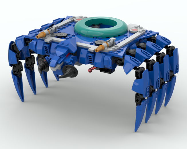 Marvel Spider-Man Crab Slayer Droid (Center of Tri-Spider Slayer)