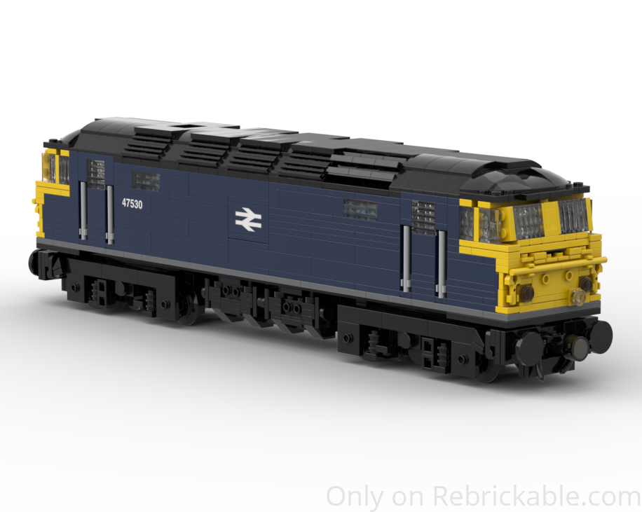 Class 47 BR Blue Livery | 8 stud Width | Power Functions