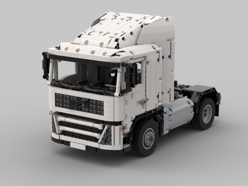 Towing vehicle inspired by volvo ( suitable trailer available)