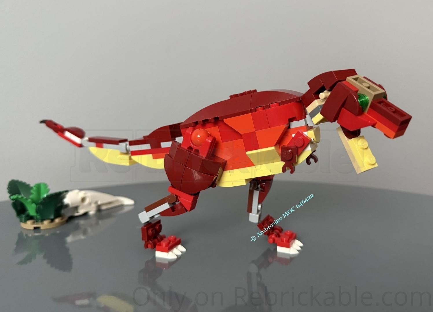 31379 Tyrannosaurus rex (minifig scale) alternate build