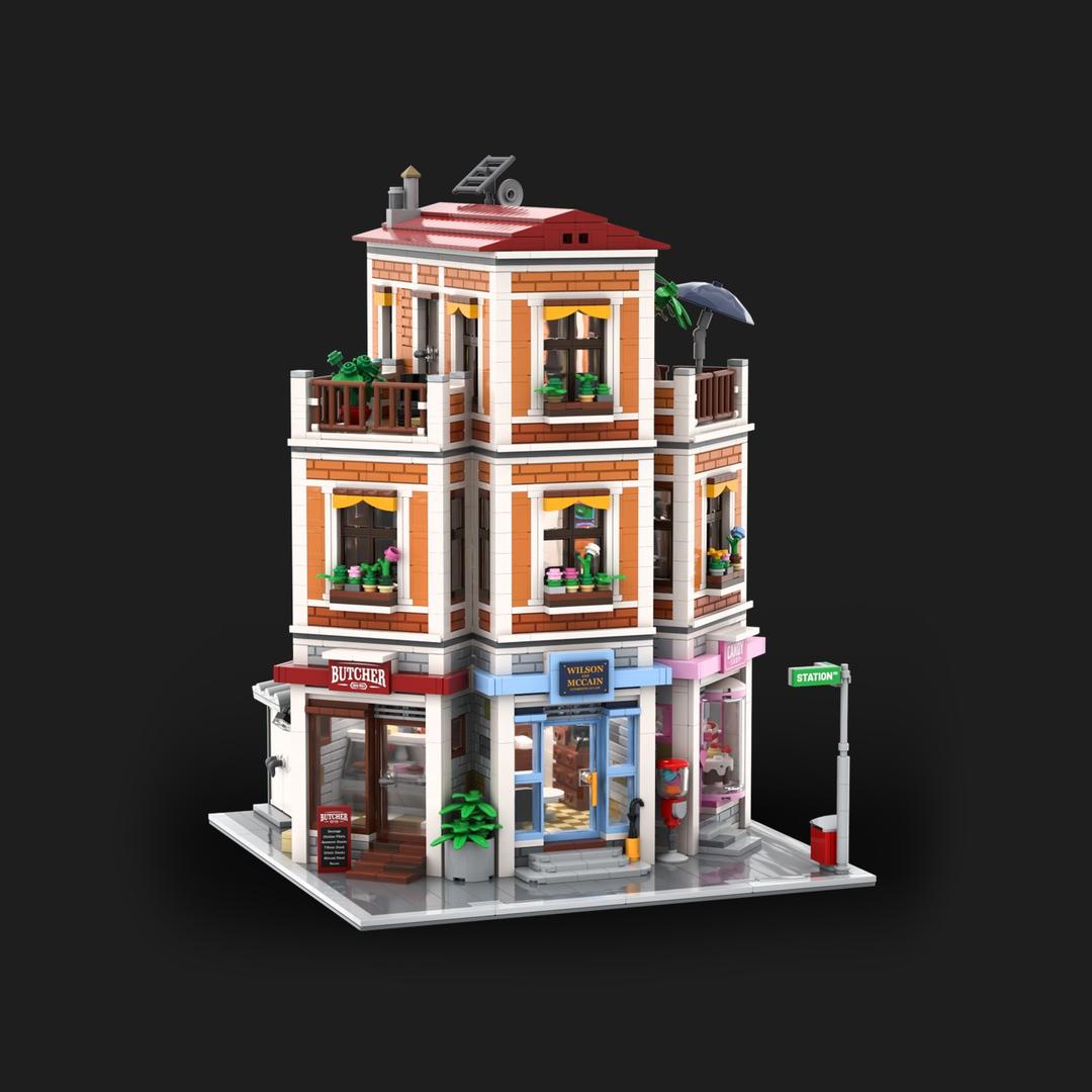 Butcher, Lawyer, Candy Shop Modular Building