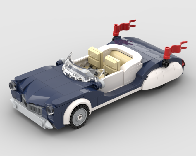 Vintage Parade Car -- Speed Champions Scale MOC