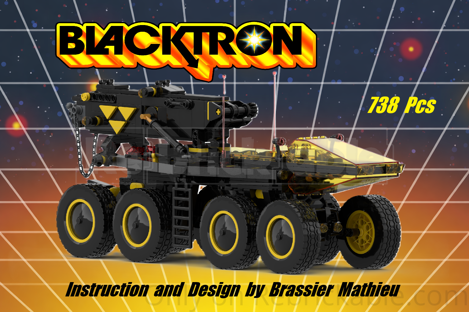 Mobile tow truck transport Blacktron I 6950
