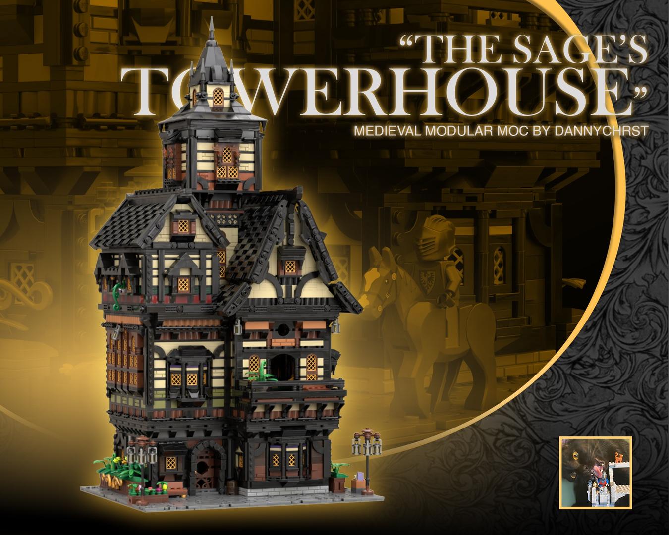 MEDIEVAL MODULAR SERIES 1 - THE SAGE'S TOWERHOUSE