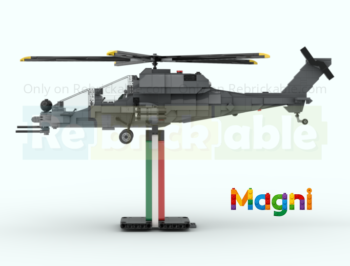 Helicopter Elicottero A129 Mangusta Mongoose Italian Army