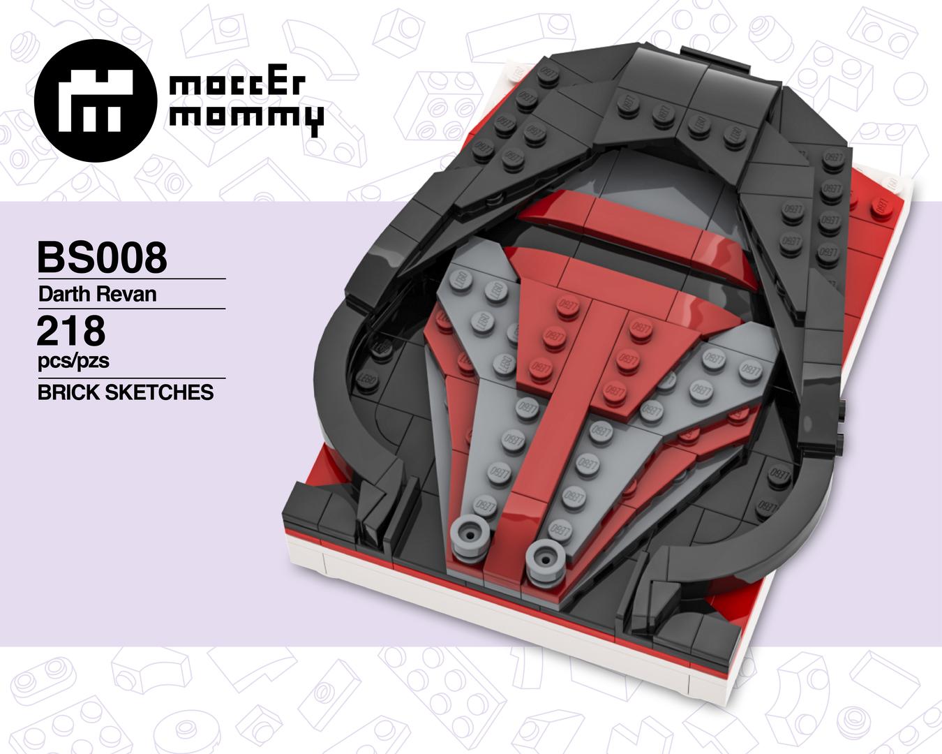 Darth Revan - Knights of the Old Republic - Brick Sketches