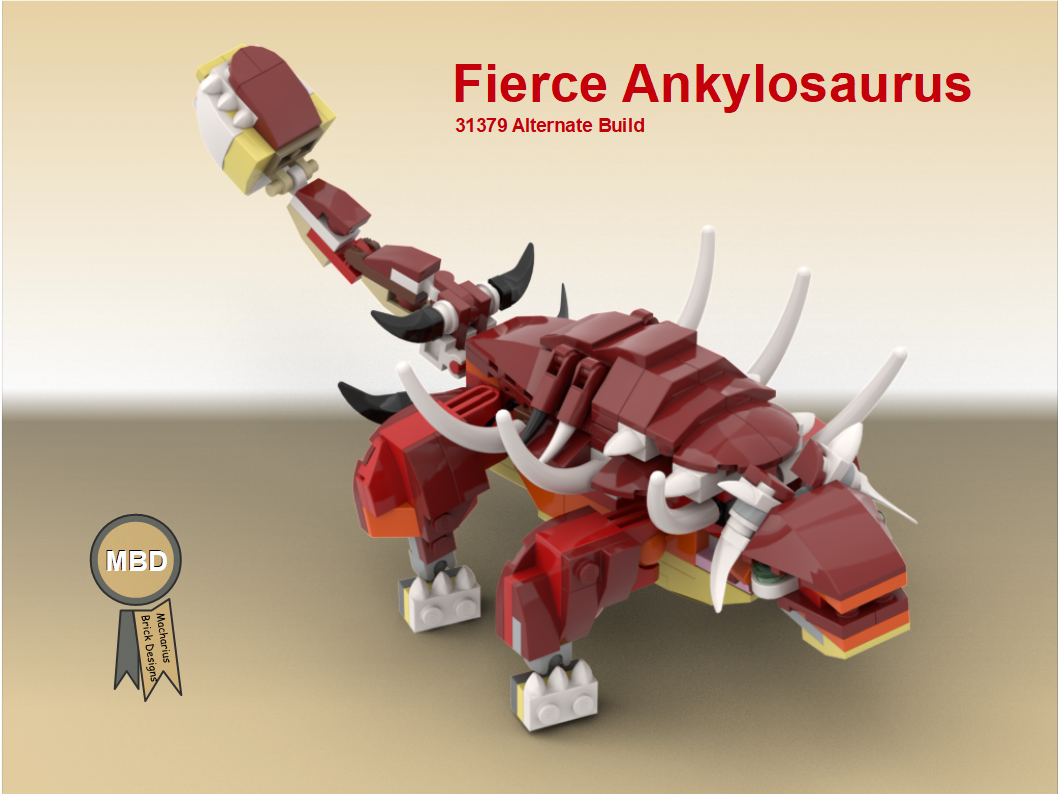 Fierce Ankylosaurus, 31379 Alternate Build