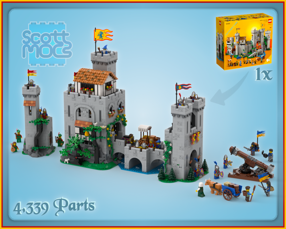 Lion Knights' Bridge Castle - 10305 Alternative